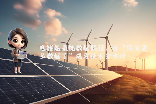 电储能系统数据瓶颈：当“没有更多数据了”成为技术分水岭