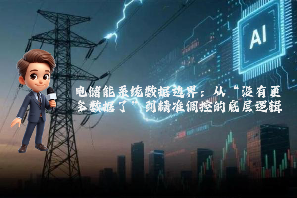 电储能系统数据边界：从“没有更多数据了”到精准调控的底层逻辑